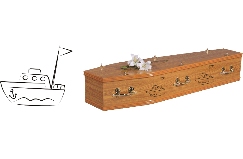 Boat Coffin Decal Boat Coffin Decal
