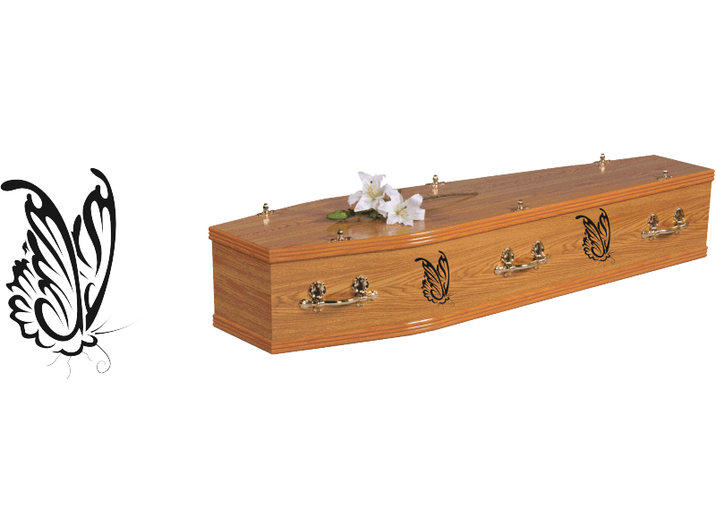 Butterfly coffin decal no2 Butterfly coffin decal no2