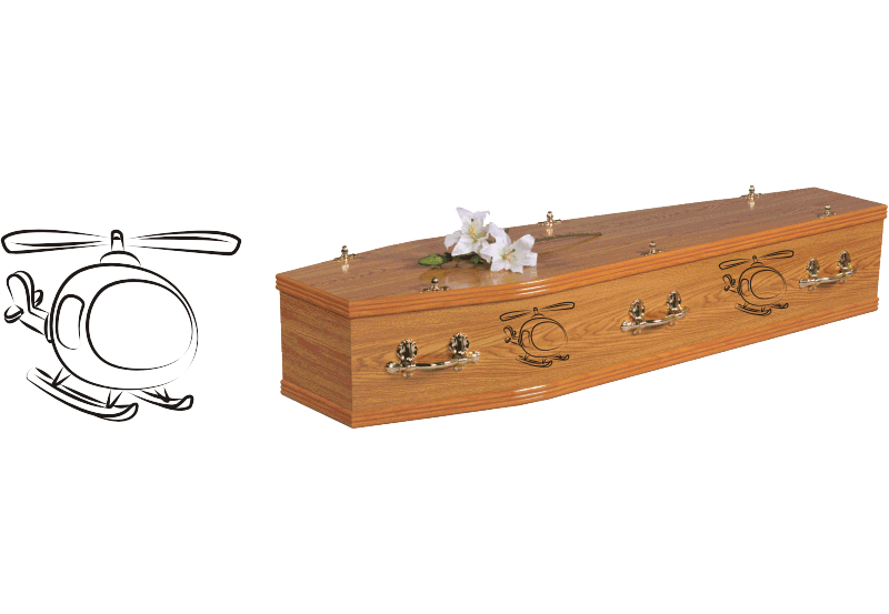 Helicopter Coffin Decal Helicopter Coffin Decal